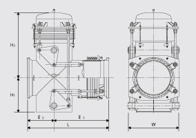 STRAIGHT PRESSURE BALANCED TYPE BELLOWS (T-TYPE) BT