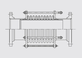 DOUBLE BELLOWS GUIDE STOPPER TYPE LD