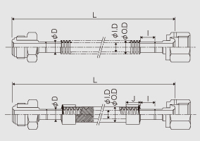 VPA(B)-JCR パイプエンド＋継手接続形 図面