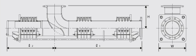 曲管バランス式（L形）BL