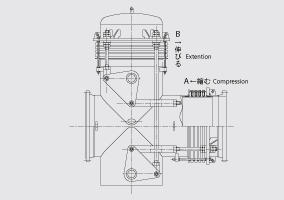 直管バランス式(T形)BT 図面